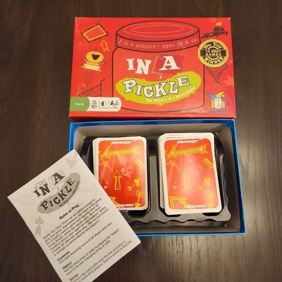 🩵NIB Vintage In A Pickle 2004 Edition Card Game - Picture 3 of 6